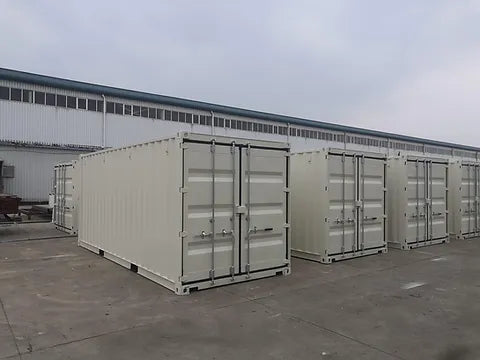 VERSANDCONTAINER 20 FUSS TROCKENWAGEN WEISS - NEU