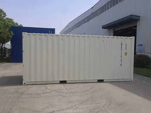 VERSANDCONTAINER 20 FUSS TROCKENWAGEN WEISS - NEU