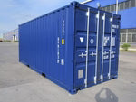 Container 20 Fuß blau 1. Fahrt (Neu)