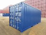 Container 20 Fuß blau 1. Fahrt (Neu)