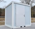 SANITÄRCONTAINER MIT RAMPE