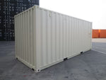 Container 20 Fuß Weiß Creme 1. Fahrt (Neu)