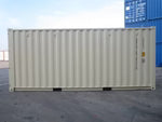 Container 20 Fuß Weiß Creme 1. Fahrt (Neu)